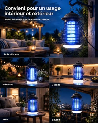 Thumbnail 7 de Lampe Anti Moustique Novabed 4200V – 2 en 1 LED douce, couverture jusqu'à 150 m²