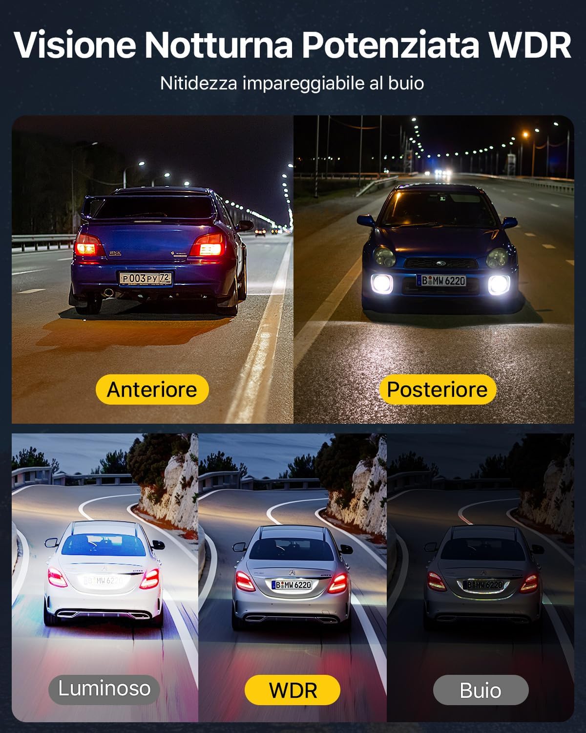 Thumbnail 6 de GKU D700 dash cam 4K fronte/posteriore