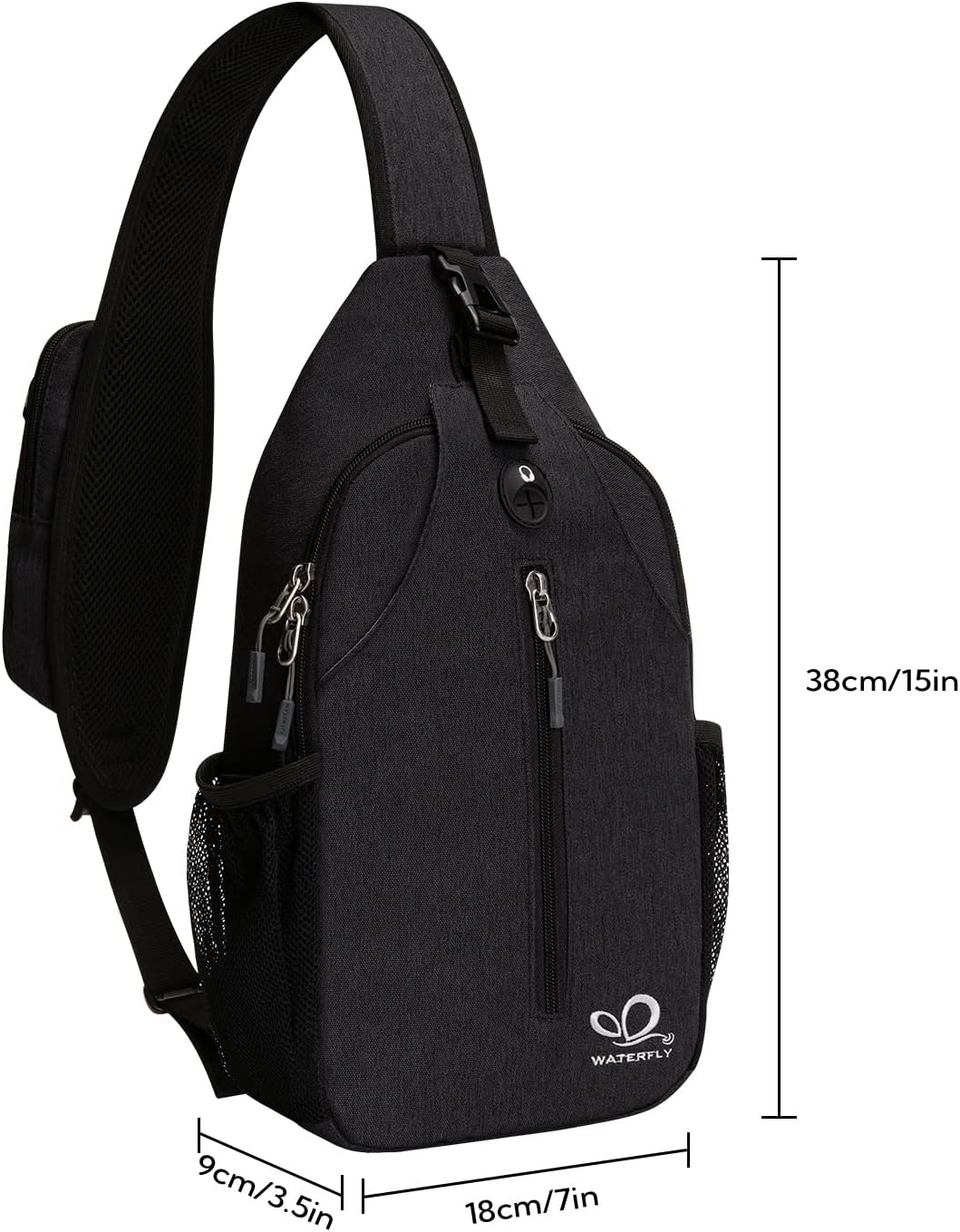Thumbnail 1 de Waterfly Sling Bag Backpack: a versatile 3-layer daypack for everyday adventures