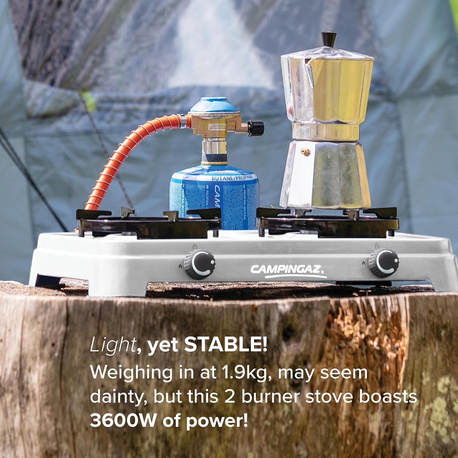 Detalle 2 de Campingaz Camping Cook CV 2-Burner gas stove