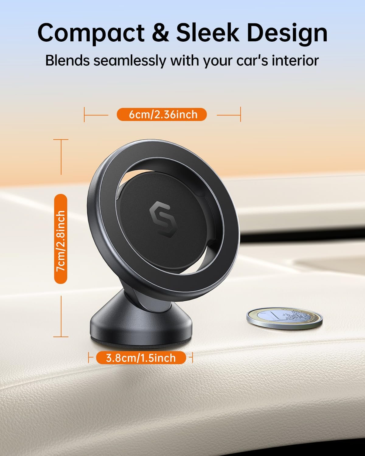 Thumbnail 6 de SYNCWIRE MagSafe Car Mount 1.5in