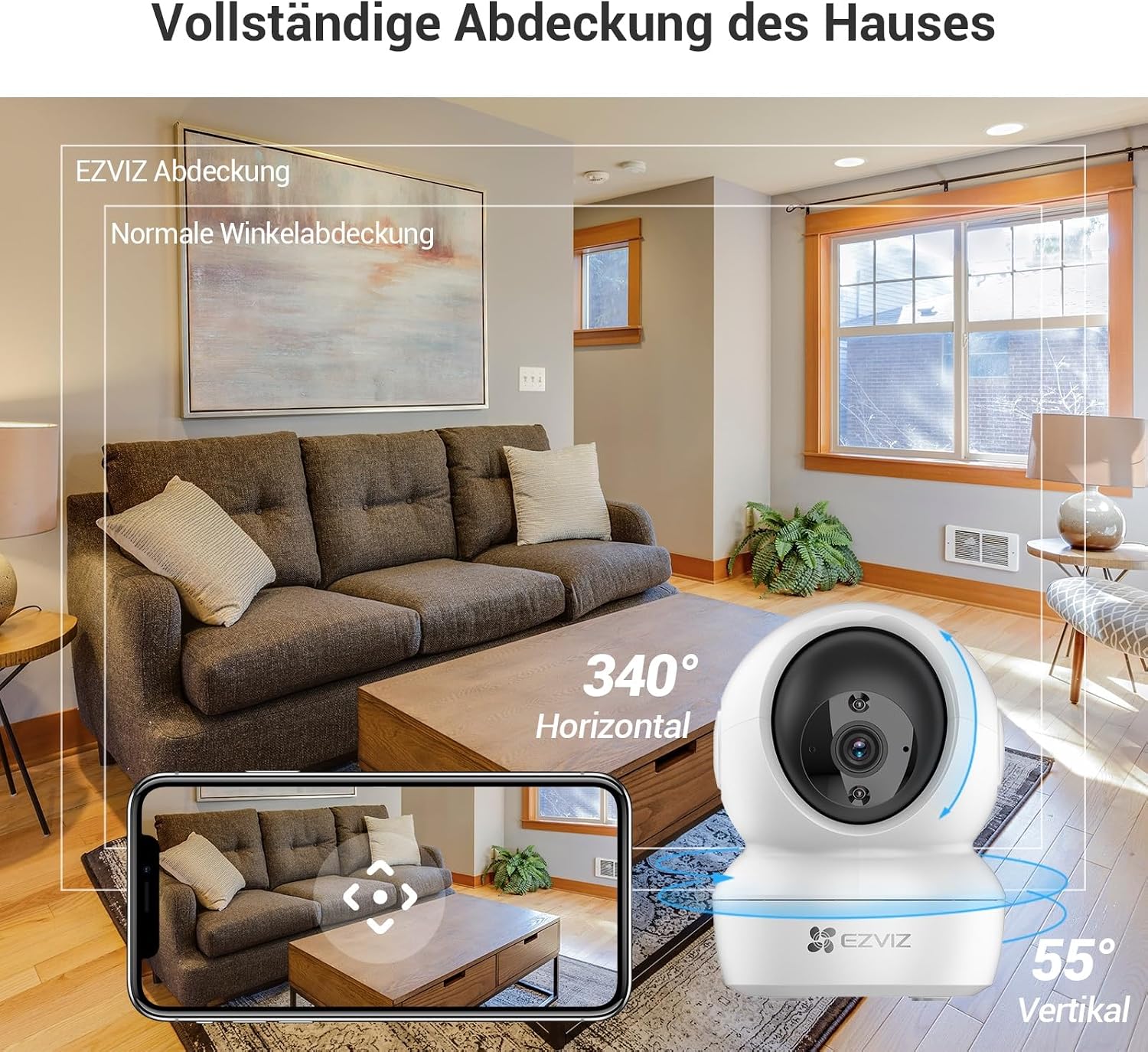 Thumbnail 6 de EZVIZ C6N WLAN IP Kamera 1080P