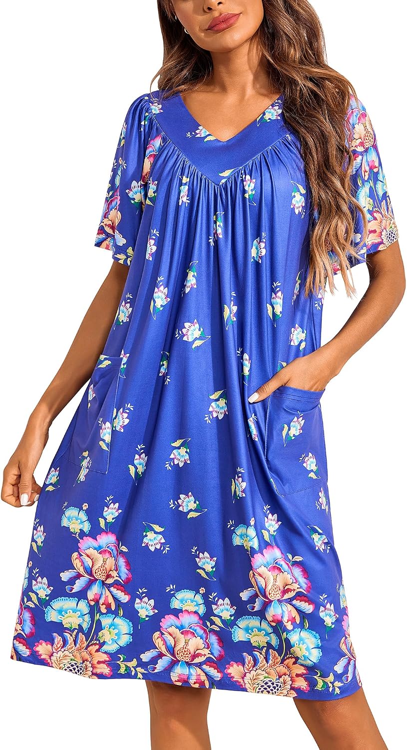 Detalle de Ekouaer Women's House Dress