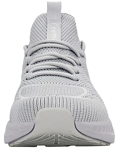 Detalle 2 de Feethit Scarpe Uomo Running Sportive Corsa Palestra Tennis Sneaker Grigio 42