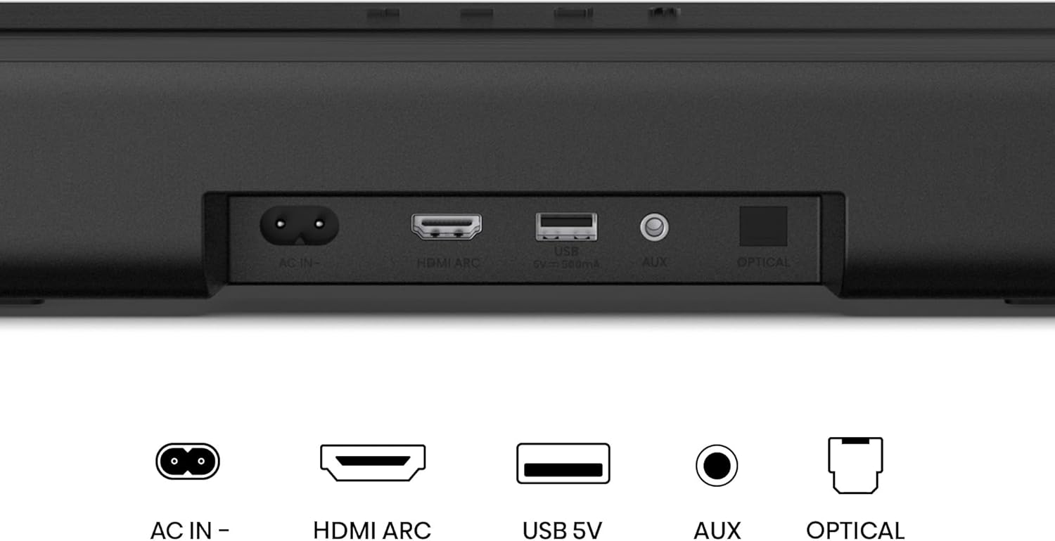 Thumbnail 2 de Hisense HS1000 Soundbar – 2.0 Kanal, 120 W, Dolby Audio & DTS Virtual:X