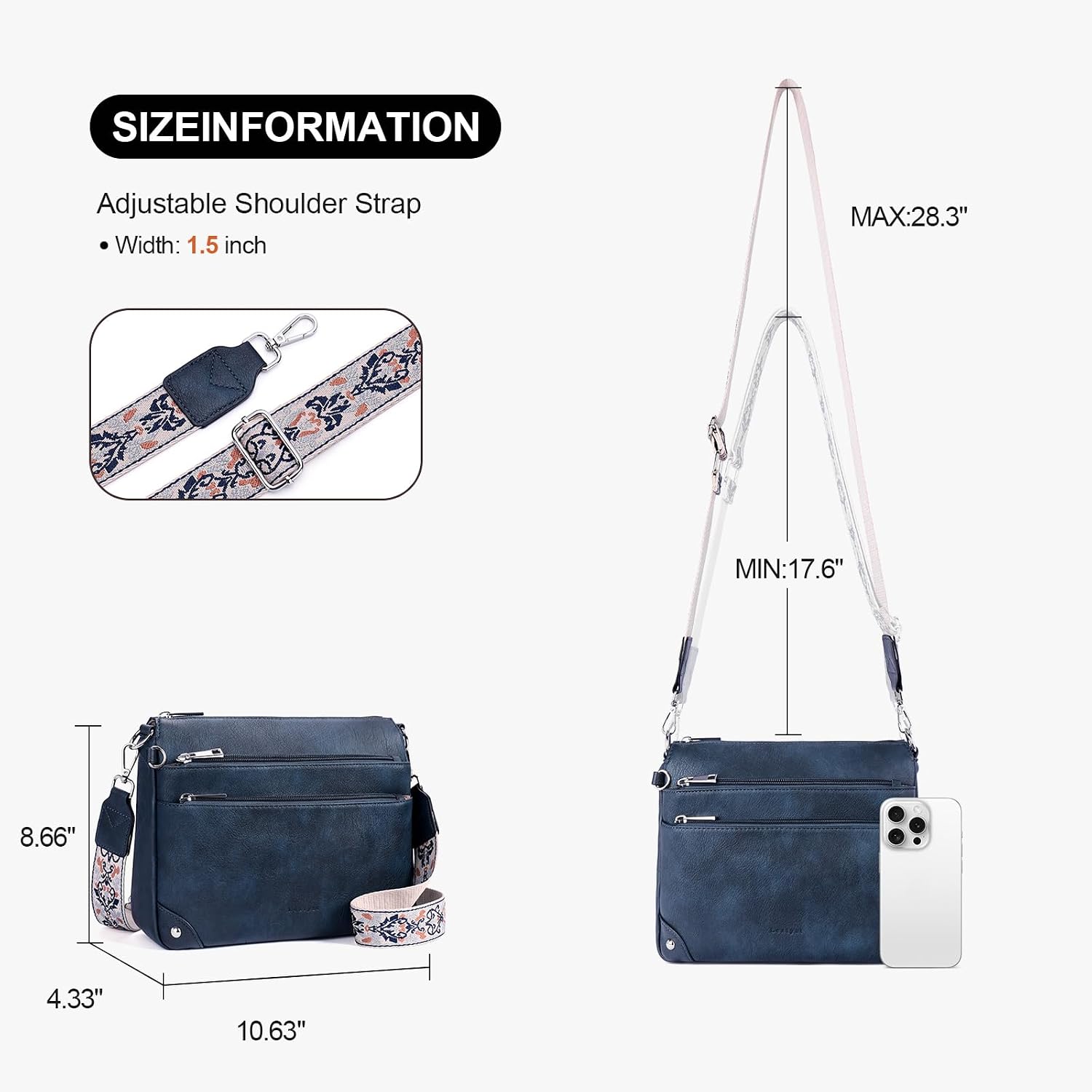 Thumbnail 4 de Lexiyat Cross Body Bag 27cm