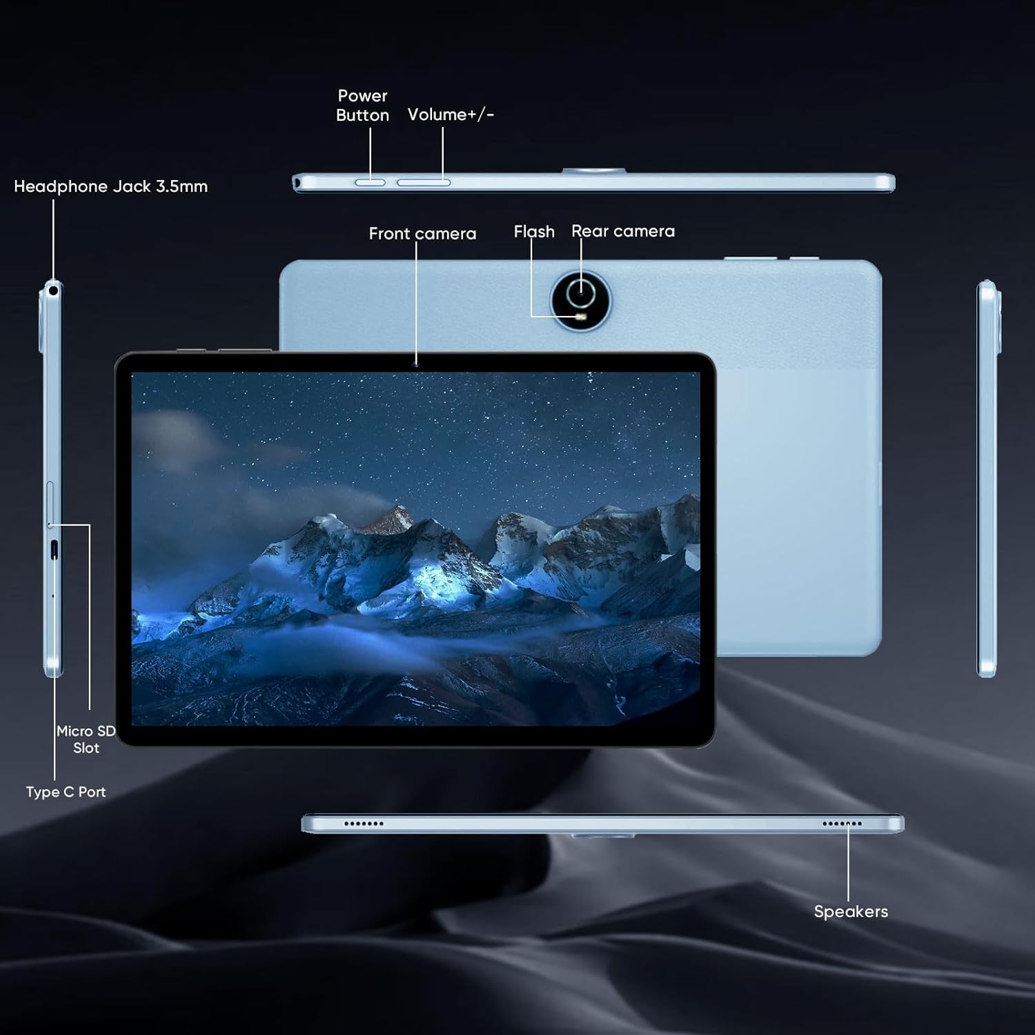 Thumbnail 6 de WXUNJA C5 11" Android 16 Tablet 128GB