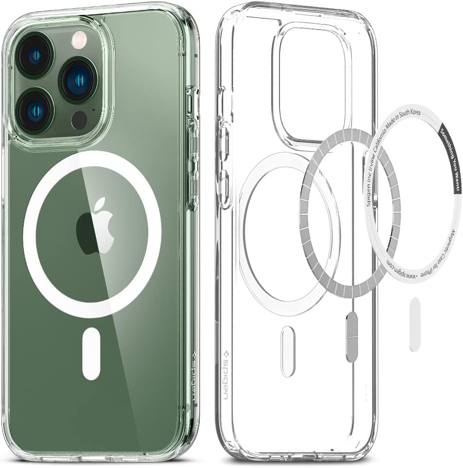 Detalle de Spigen Ultra Hybrid Magfit Coque iPhone 13 Pro anti-jaunissement