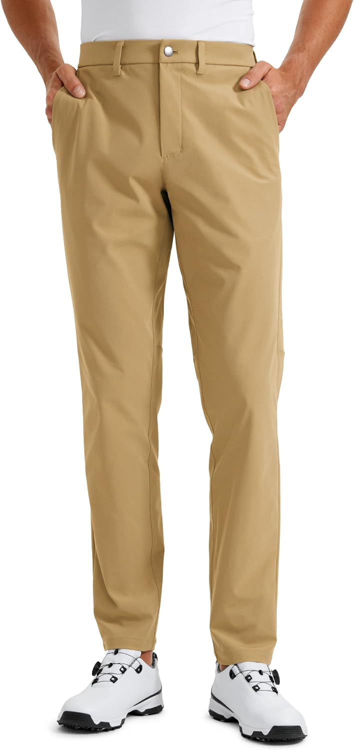 Detalle de Pantaloni da golf da uomo CRZ YOGA slim fit elasticizzati con asciugatura rapida e tasche (76/81/86 cm)