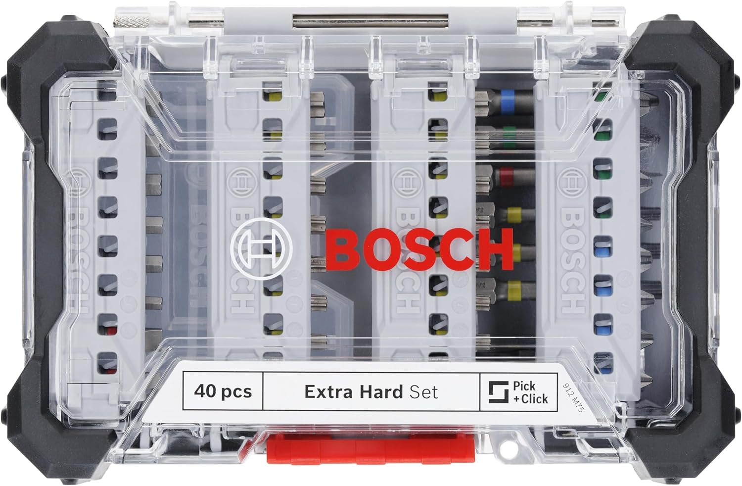 Thumbnail 1 de Bosch 40x Extra Hard Schrauberbit-Set (40-teilig, Pick & Click) für Standard-Schraubarbeiten