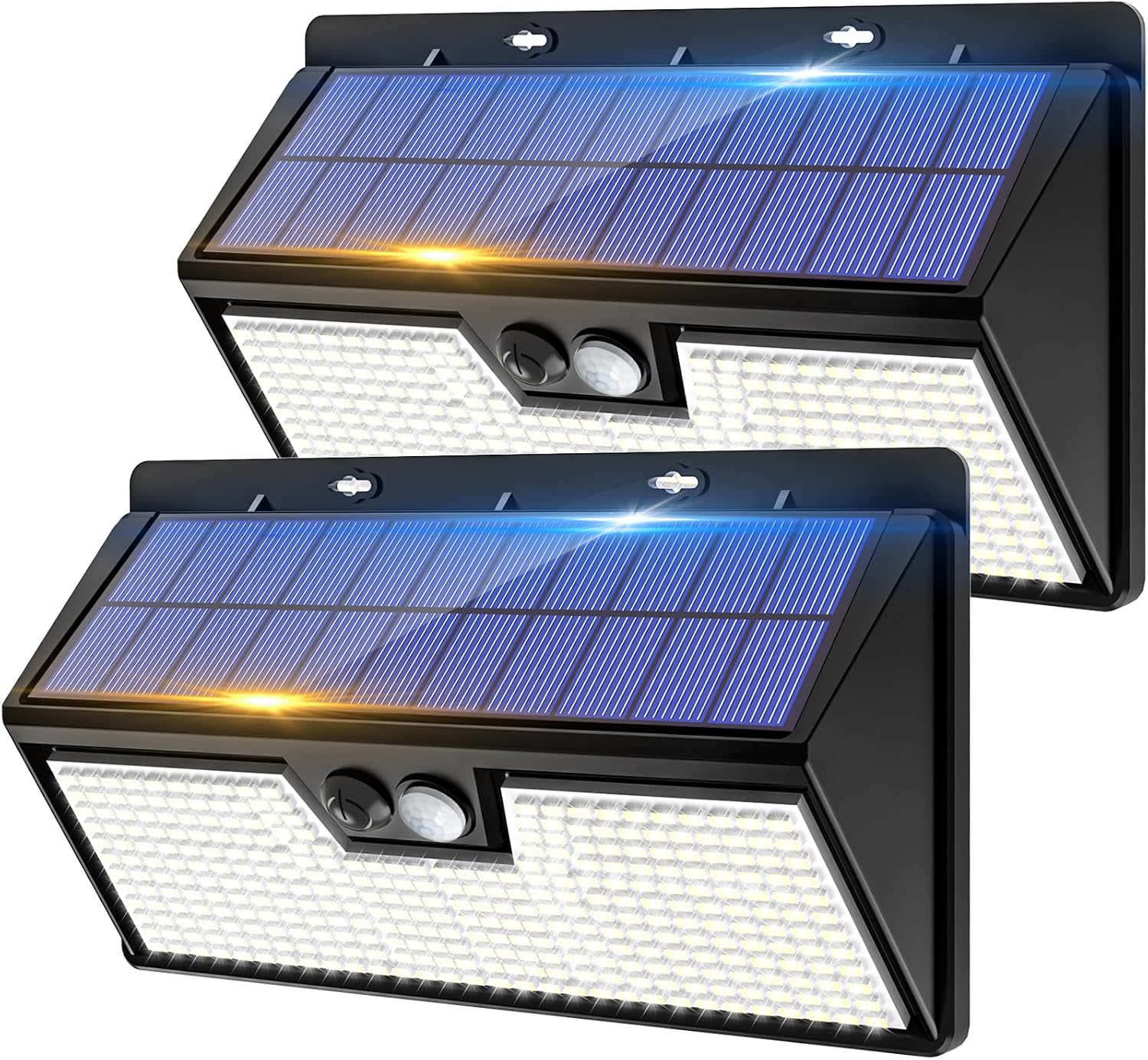 Detalle de 318LED Solar Security Light 2 Pack with Motion Sensor