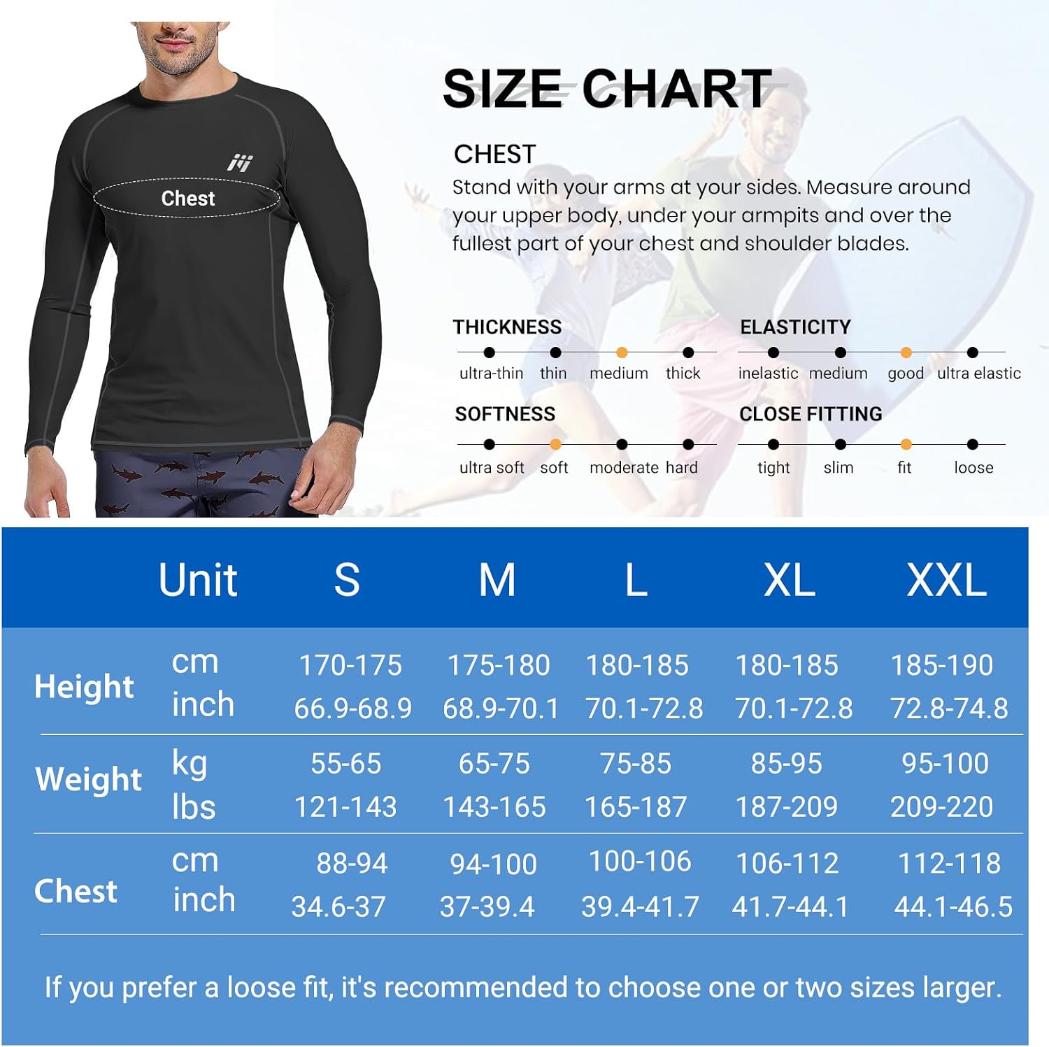 Thumbnail 5 de MEETWEE UPF 50+ Rash Guard Vest