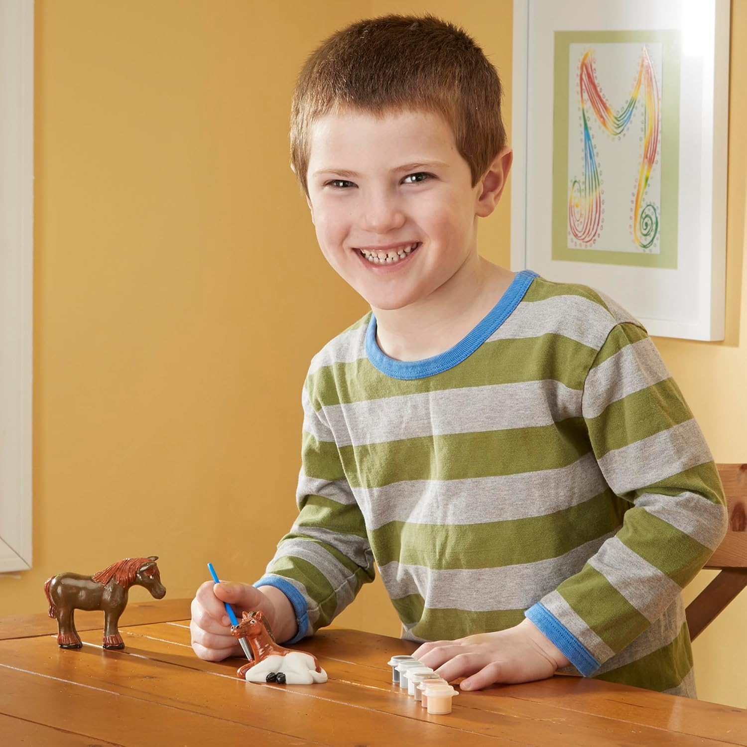 Thumbnail 1 de Melissa & Doug Created by Me! Horse Figurines Craft Kit