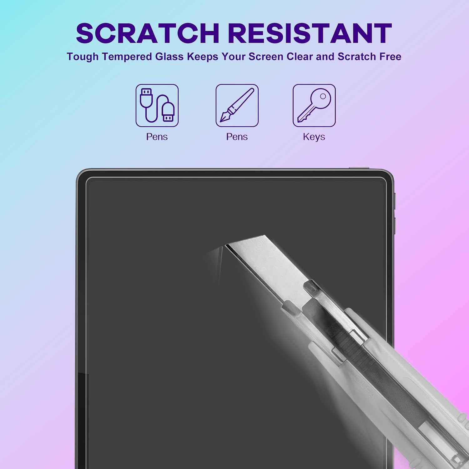 Detalle de Cimemi Screen Protector for Lenovo Tab Plus 11.5" (2025) – 2 Pack, 9H Tempered Glass