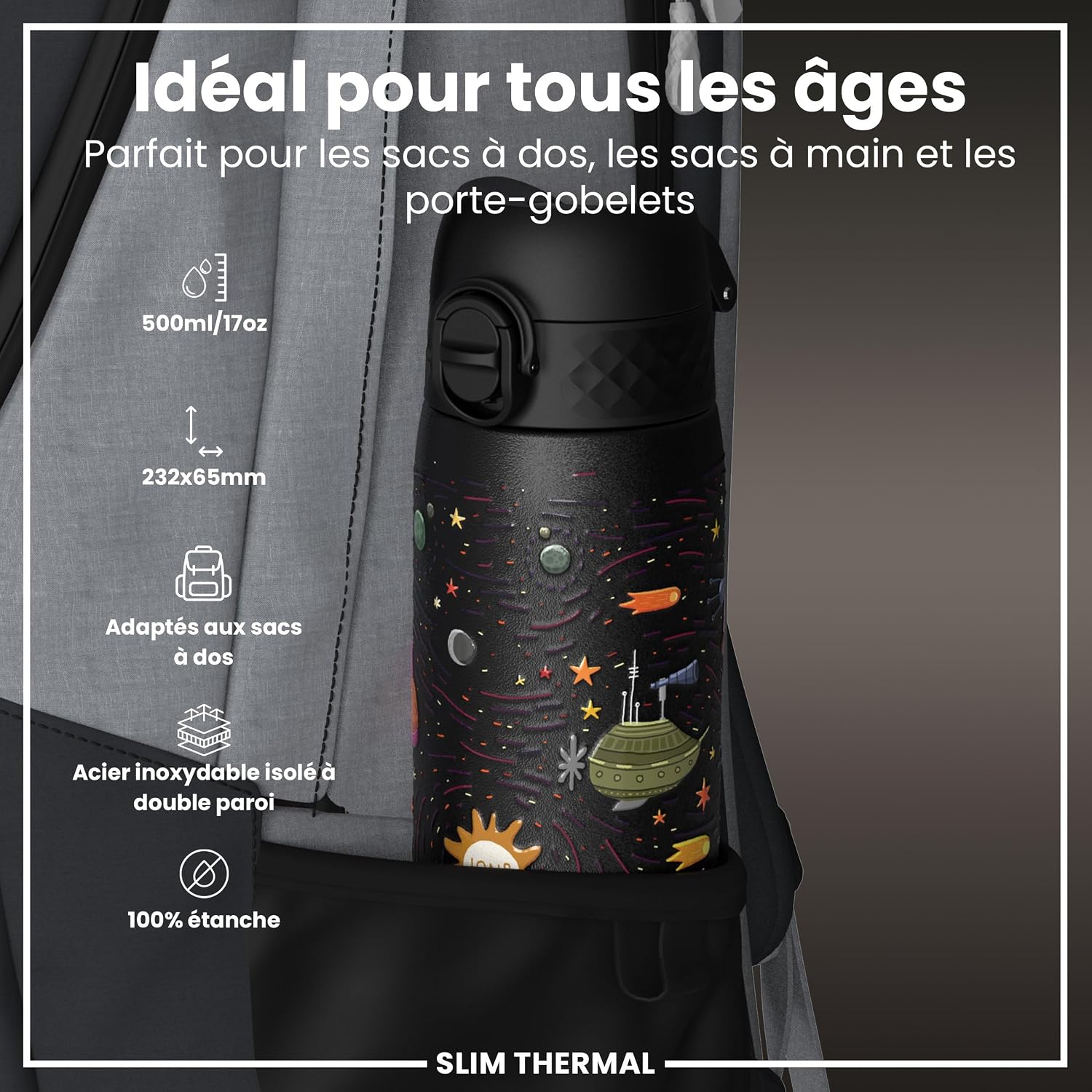 Thumbnail 1 de Ion8 Gourde Isotherme 500ml 🥤