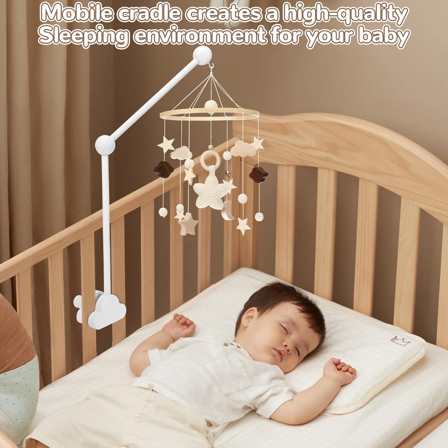 Thumbnail 6 de Farerkass Mobile Halterung Holz für Babybett
