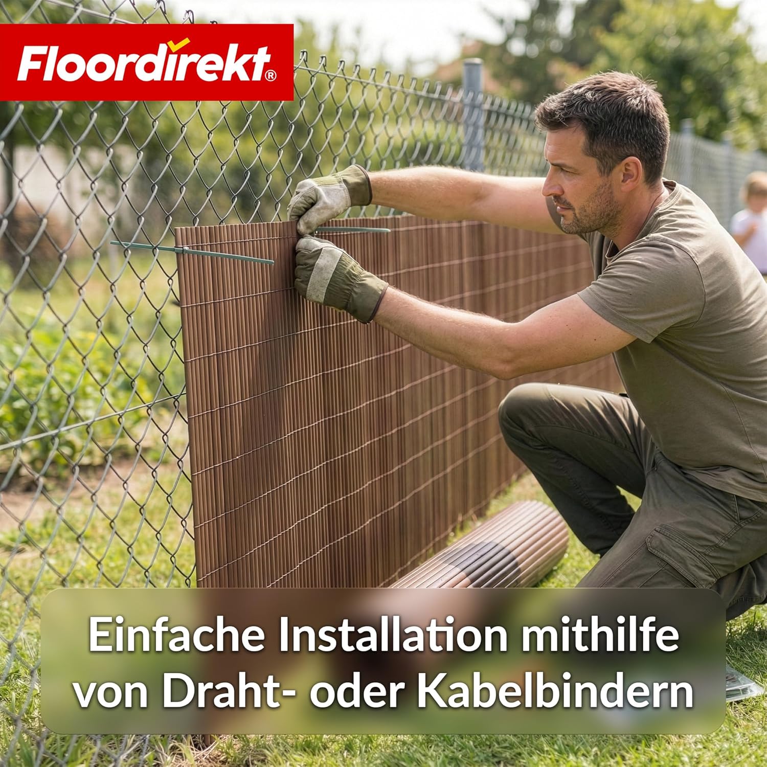 Detalle 2 de Floordirekt Sichtschutzmatte 200 x 300 cm