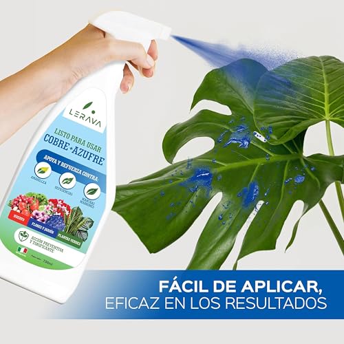 Thumbnail 7 de LERAVA Azufre de Cobre Fungicida (700 ml) – Protección natural para plantas contra mildiu y hongos