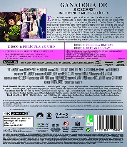 Thumbnail 1 de My Fair Lady (4k Ultra-HD+ Blu-ray + Blu-ray Extras) – Divisa Films