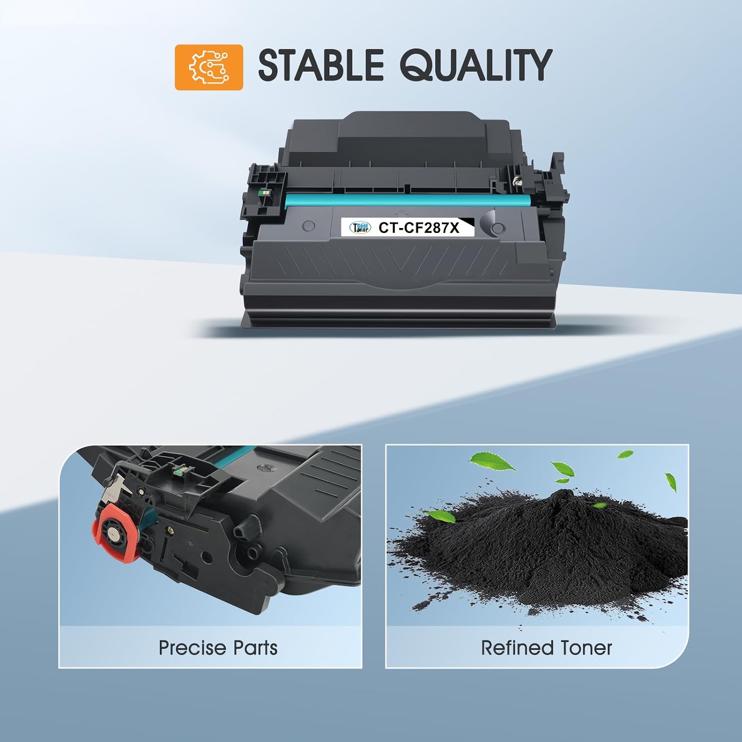 Detalle 1 de Cool Toner CF287X 87X Black High-Yield Toner Cartridge, 2-Pack