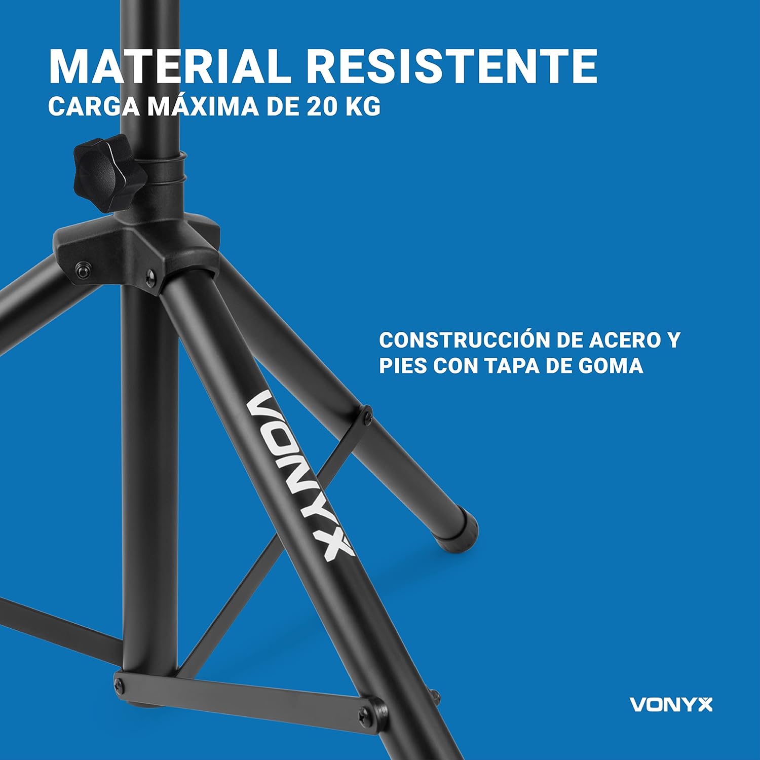 Thumbnail 1 de Vonyx LS02K Trípodes para Altavoces, Soporte Seguro y Ajustable 🎶