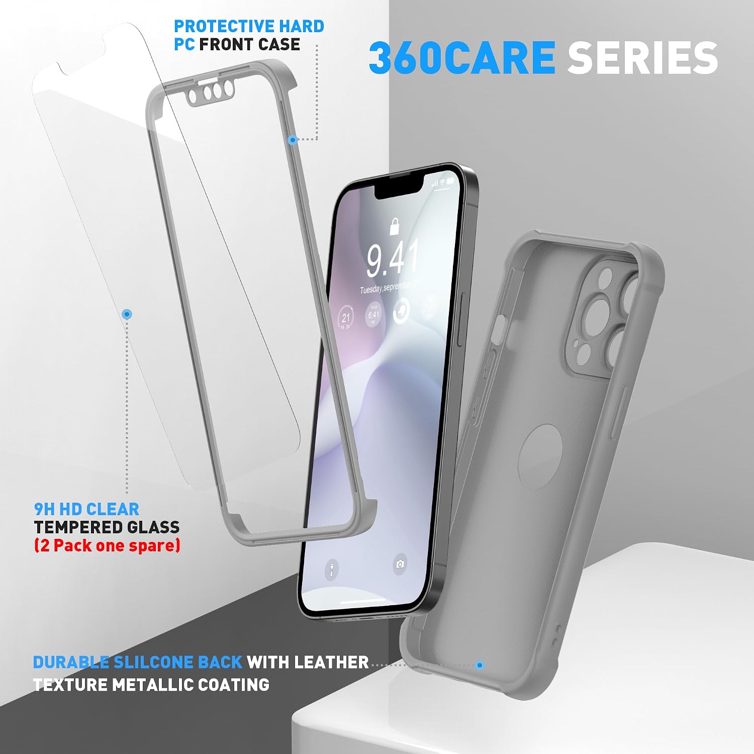 Detalle 2 de ORETECH iPhone 13 Pro Max Hülle 6,7 Zoll