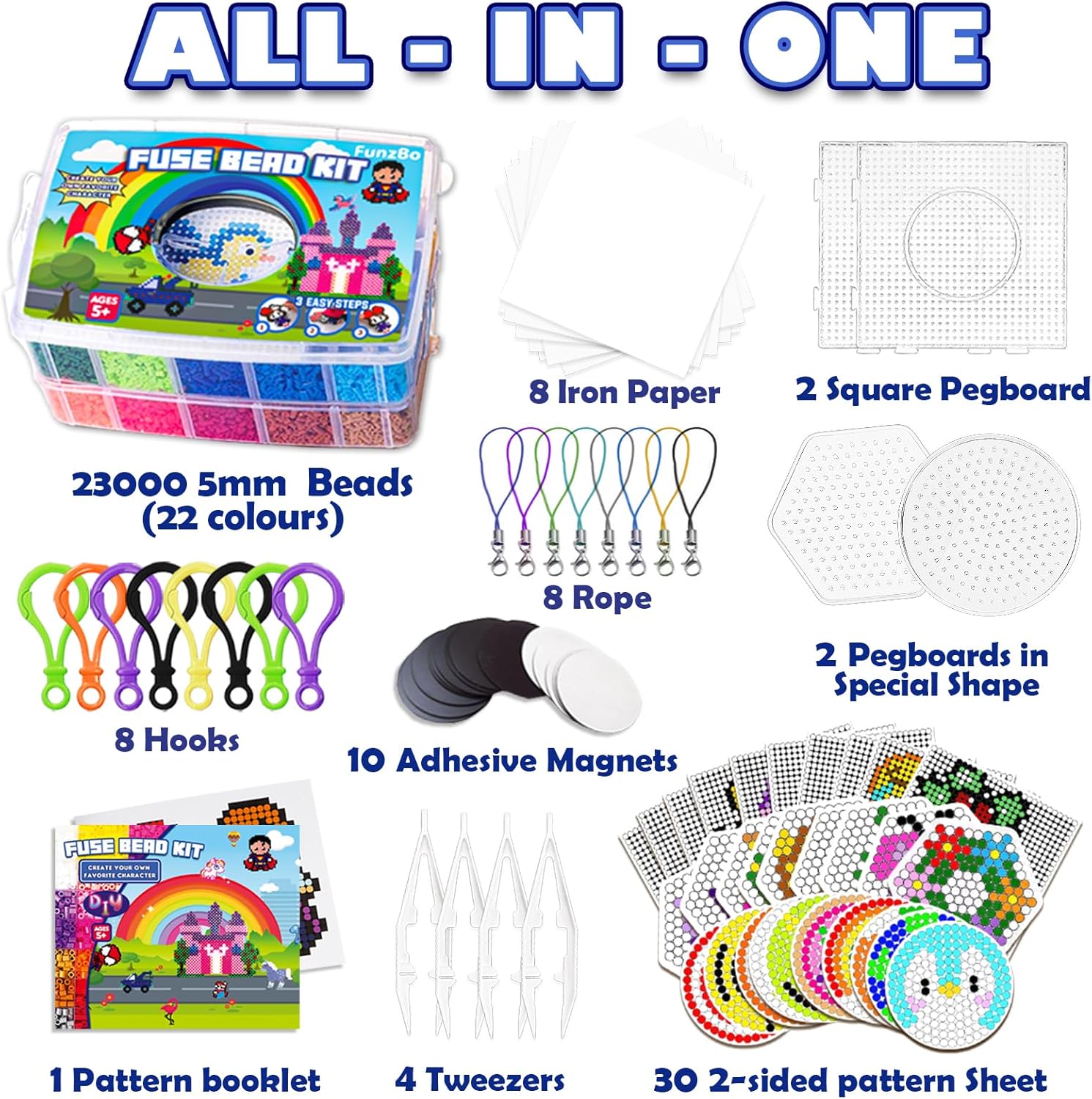 Thumbnail 1 de Bügelperlen Set 23.000 Stück 🎨