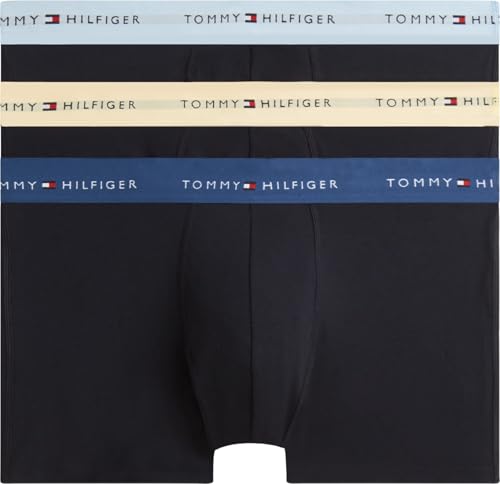 Detalle de Tommy Hilfiger Men 3P Boxer Brief WB Um0Um03874 Boxer Brief, Red – Taille M