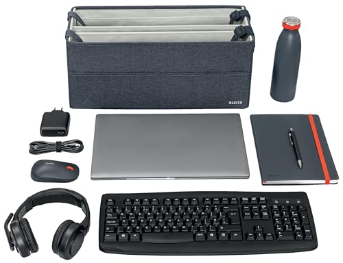 Thumbnail 4 de Leitz 64440089 Bolsa plegable gris terciopelo para oficina 👜