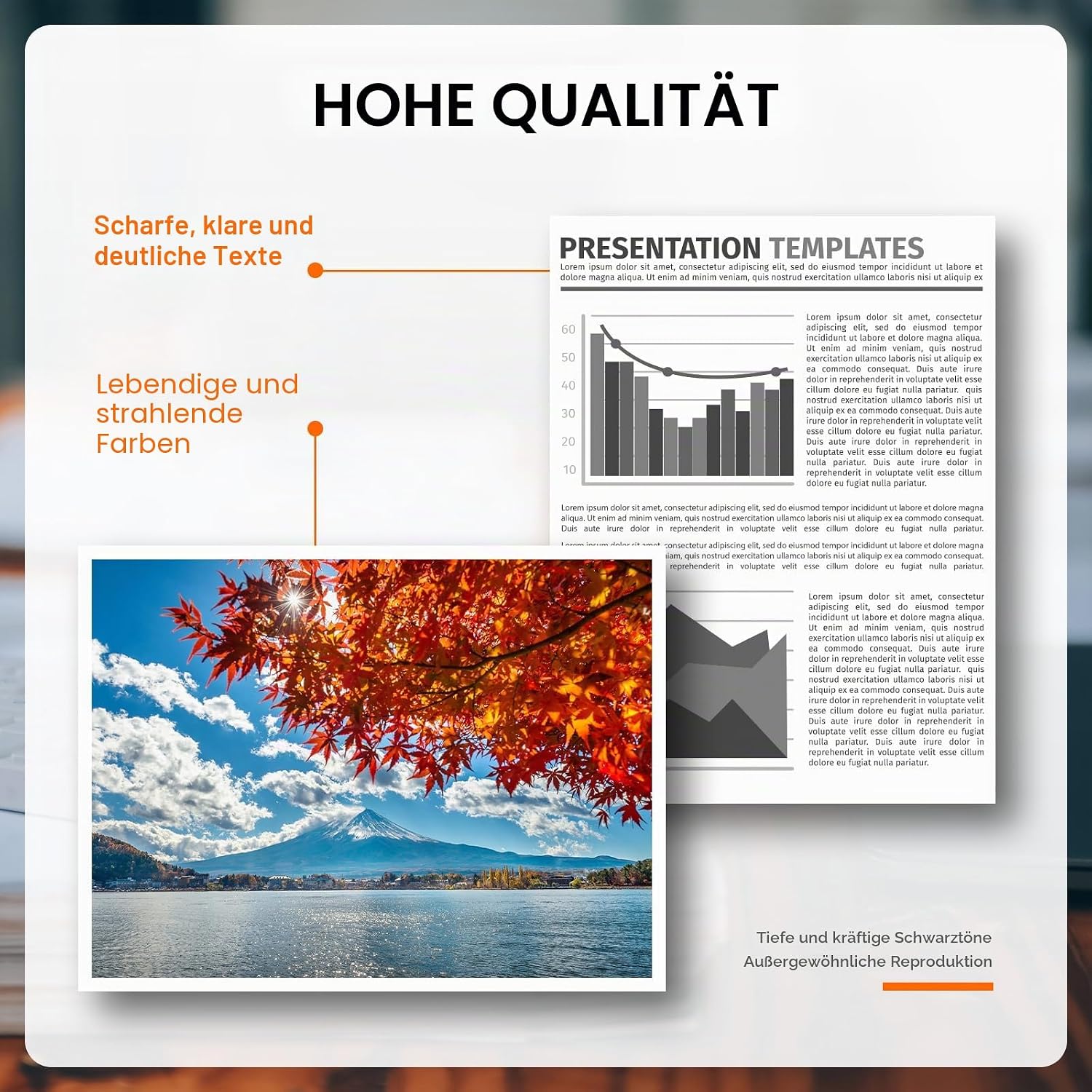 Detalle de 62 XL Druckerpatronen Multipack – kompatible Schwarz- und Farbpatronen für HP 62 (XL)