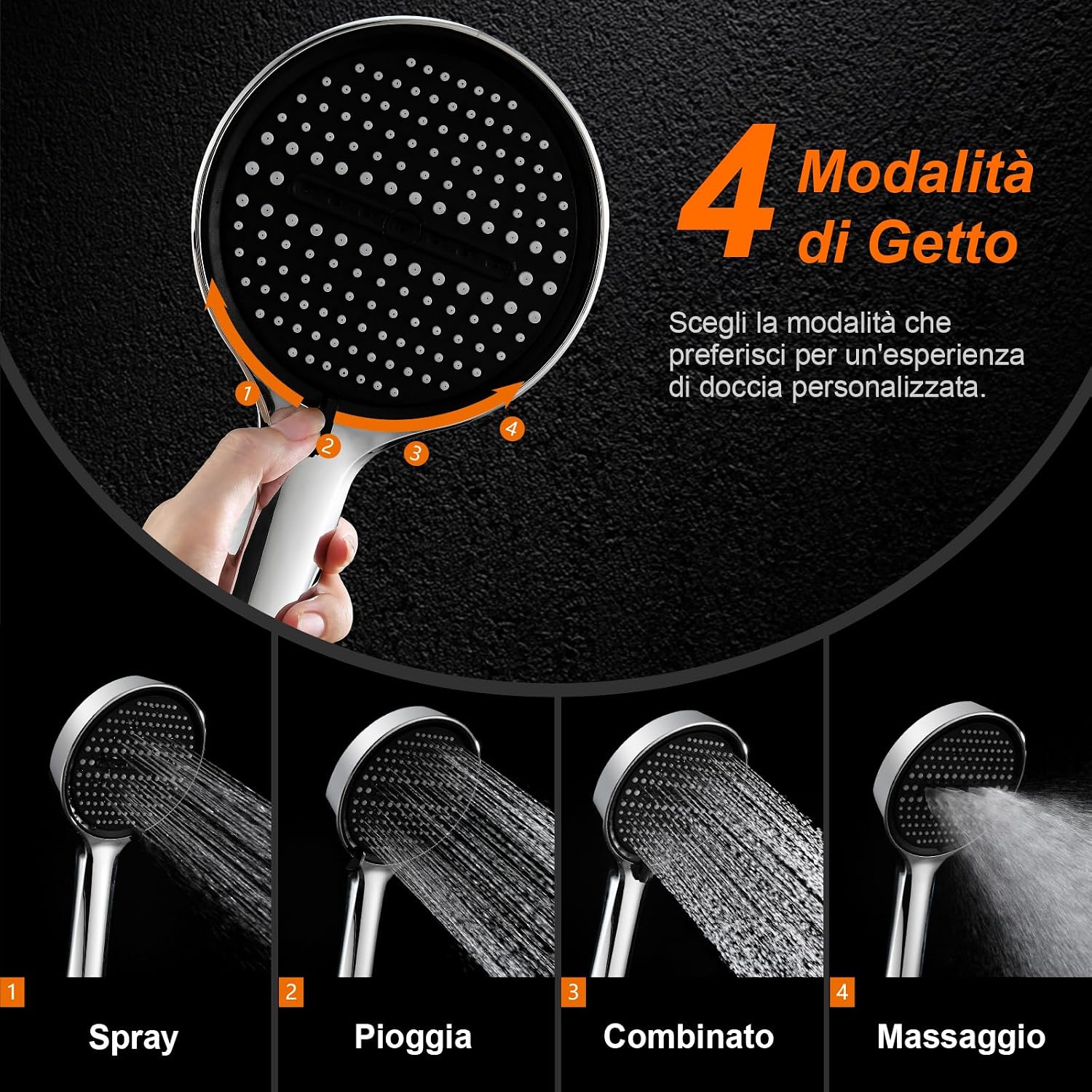Detalle de GRIFEMA Soffione doccia 130 mm