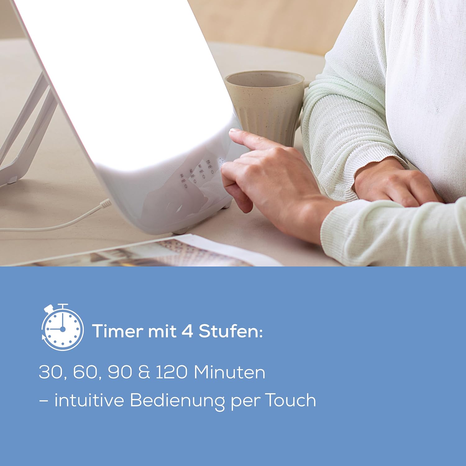 Thumbnail 2 de Beurer TL 85 Tageslichtlampe (14.000 Lux) – Medizinprodukt mit Timer