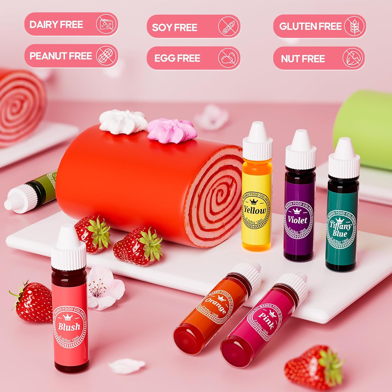 Thumbnail 2 de Nomeca Oil-Based Food Coloring, 20 Colors for Chocolate and Candy Melts
