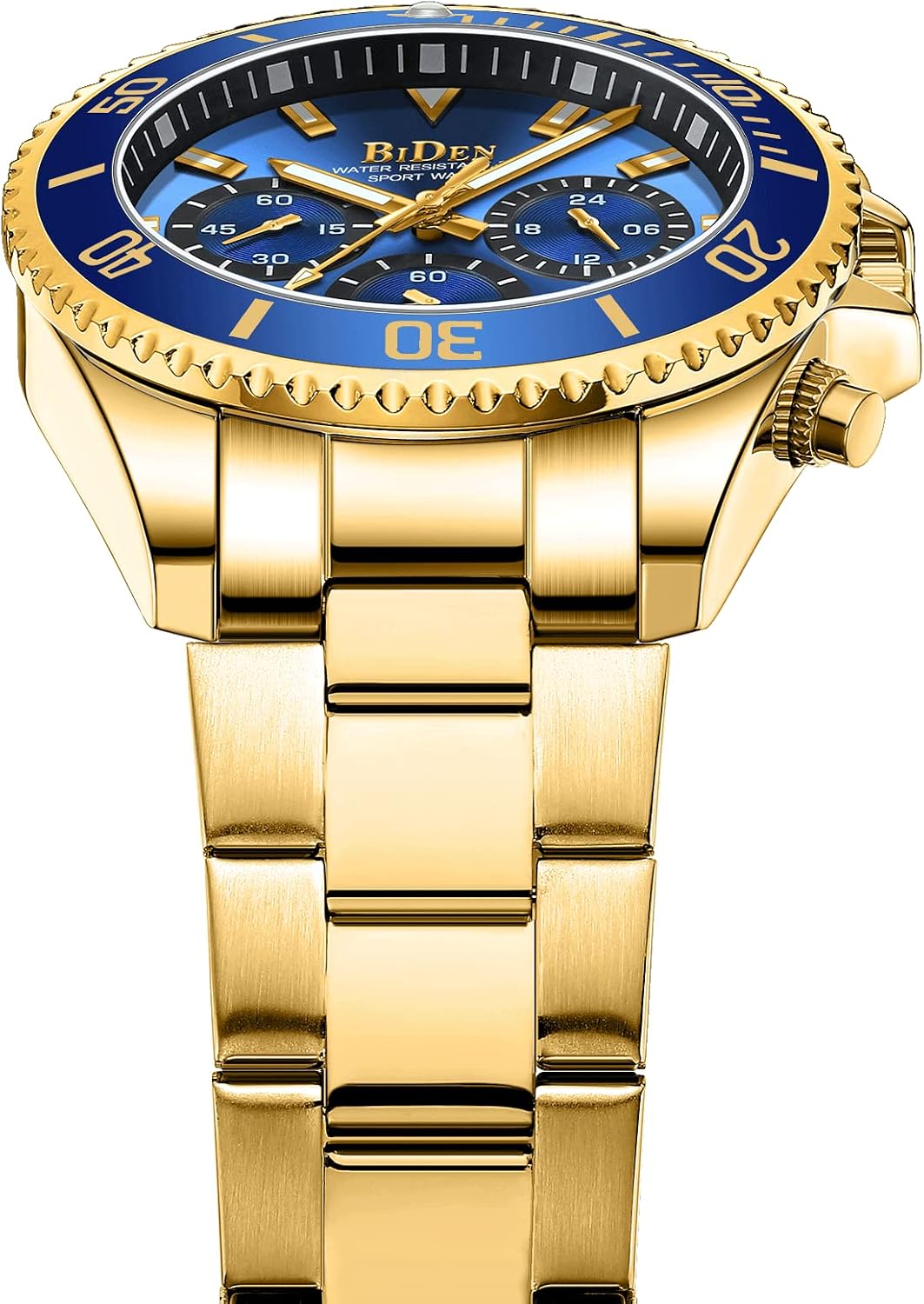 Detalle 2 de HANPOSH Reloj Hombre Cronógrafo 30ATM