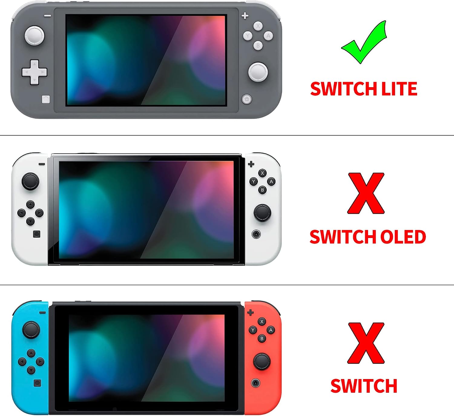 Detalle 2 de playvital ZealProtect Glossy Protective Case for Nintendo Switch Lite (Chameleon Green Purple)