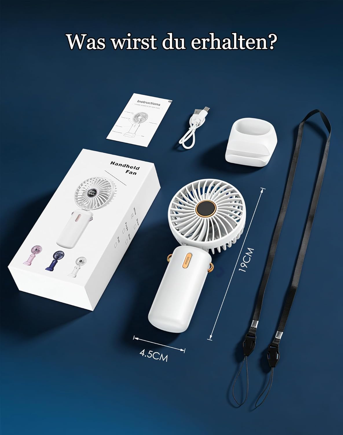 Thumbnail 3 de MGVIH Handventilator Mini – Leicht, leise und vielseitig tragbar