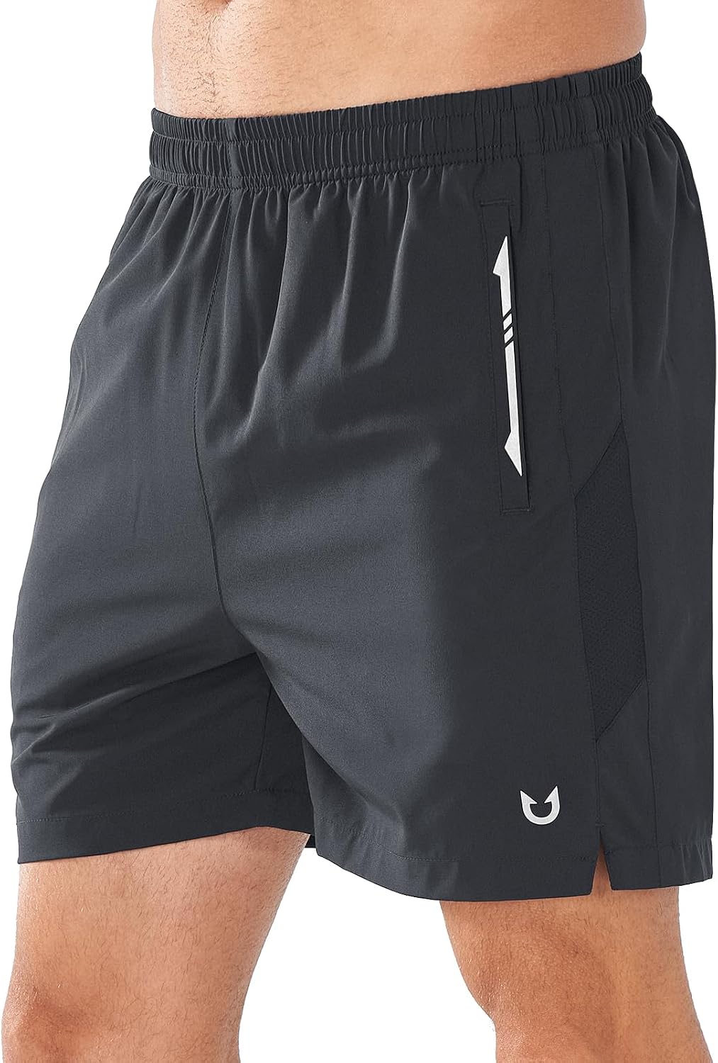 Detalle de NORTHYARD Men's 5"/7"/9" Running Athletic Shorts — Lightweight, Quick-Dry with 3 ZIP Pockets