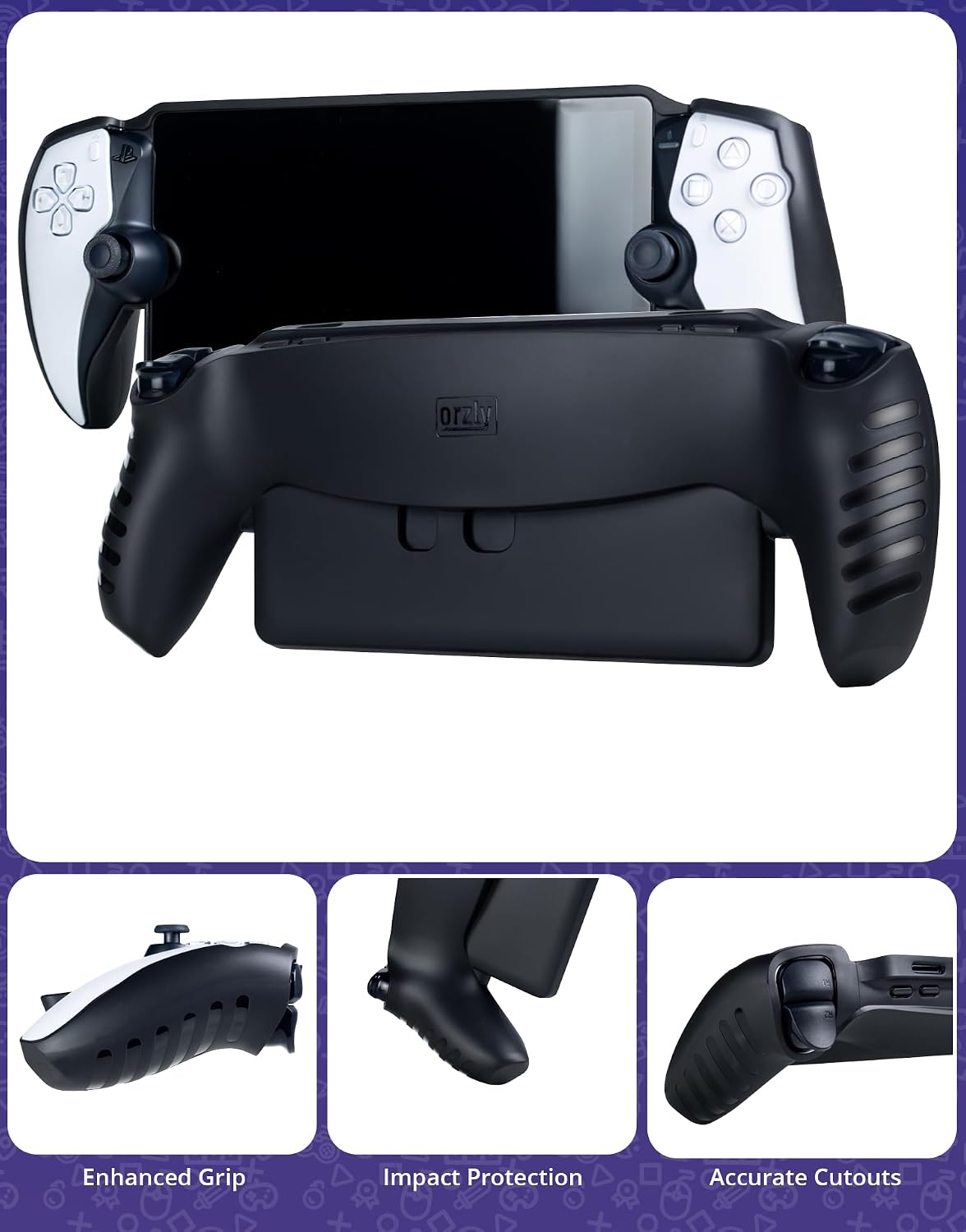 Thumbnail 3 de Orzly PS Portal Accessories Bundle: Case, Screen Protector, Grip Case, Thumb Grips & More