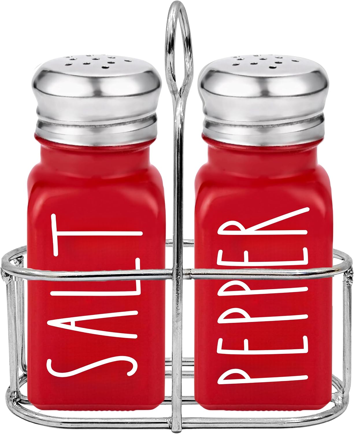 Detalle de Brighter Barns Salt and Pepper Shaker Set, Glass