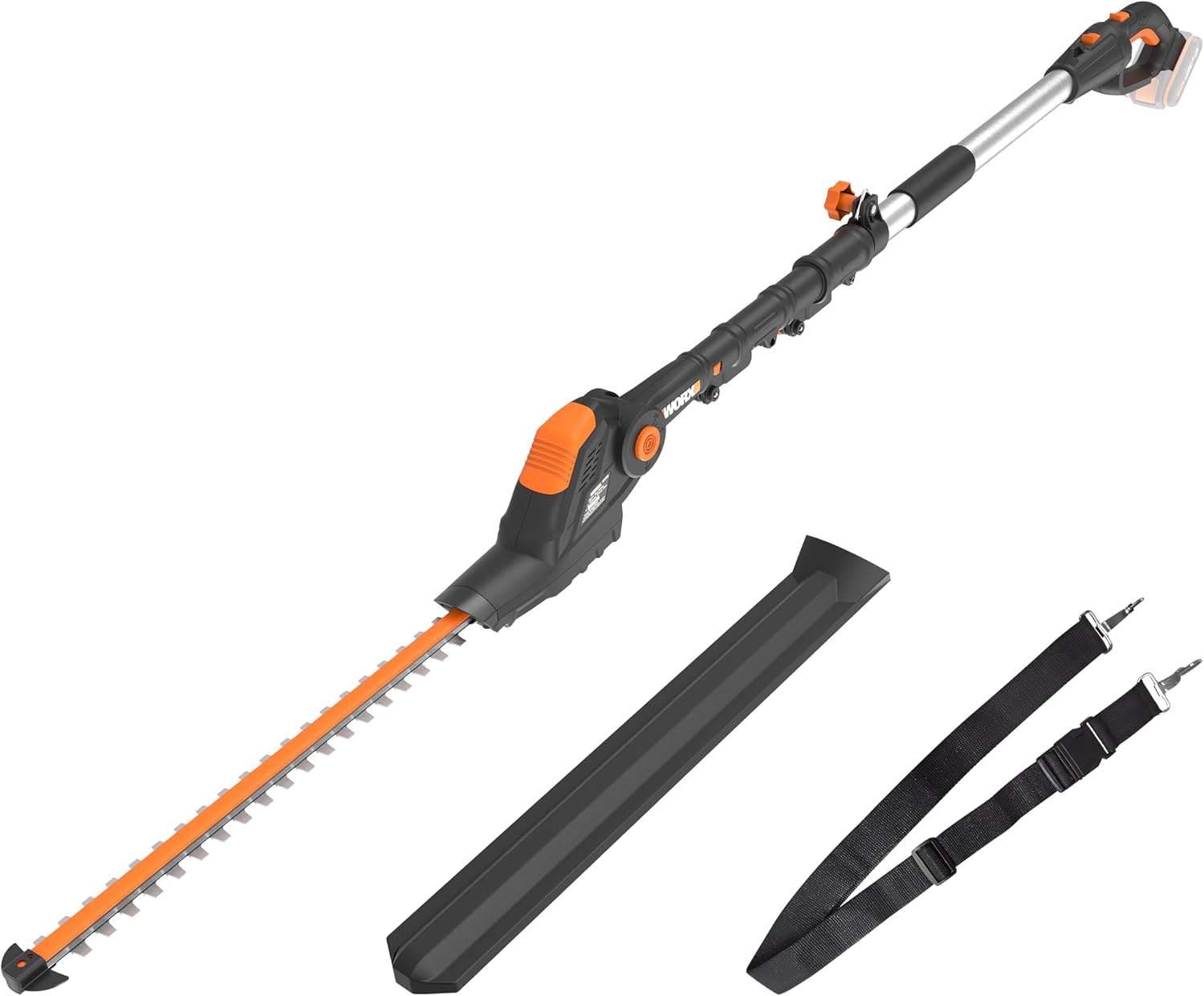 Detalle de WORX WG252E.9 Taille-Haies sur Perche 20V - Lame 45 cm, Manche Télescopique