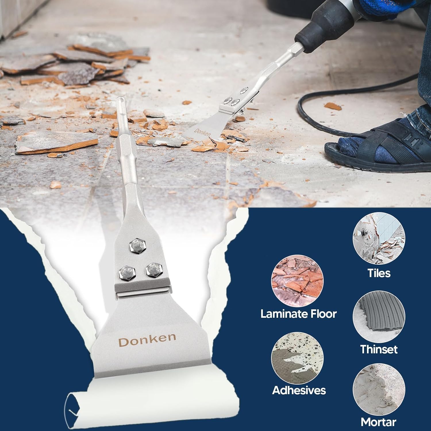Thumbnail 4 de SDS Plus Floor Scraper 300mm x 100mm