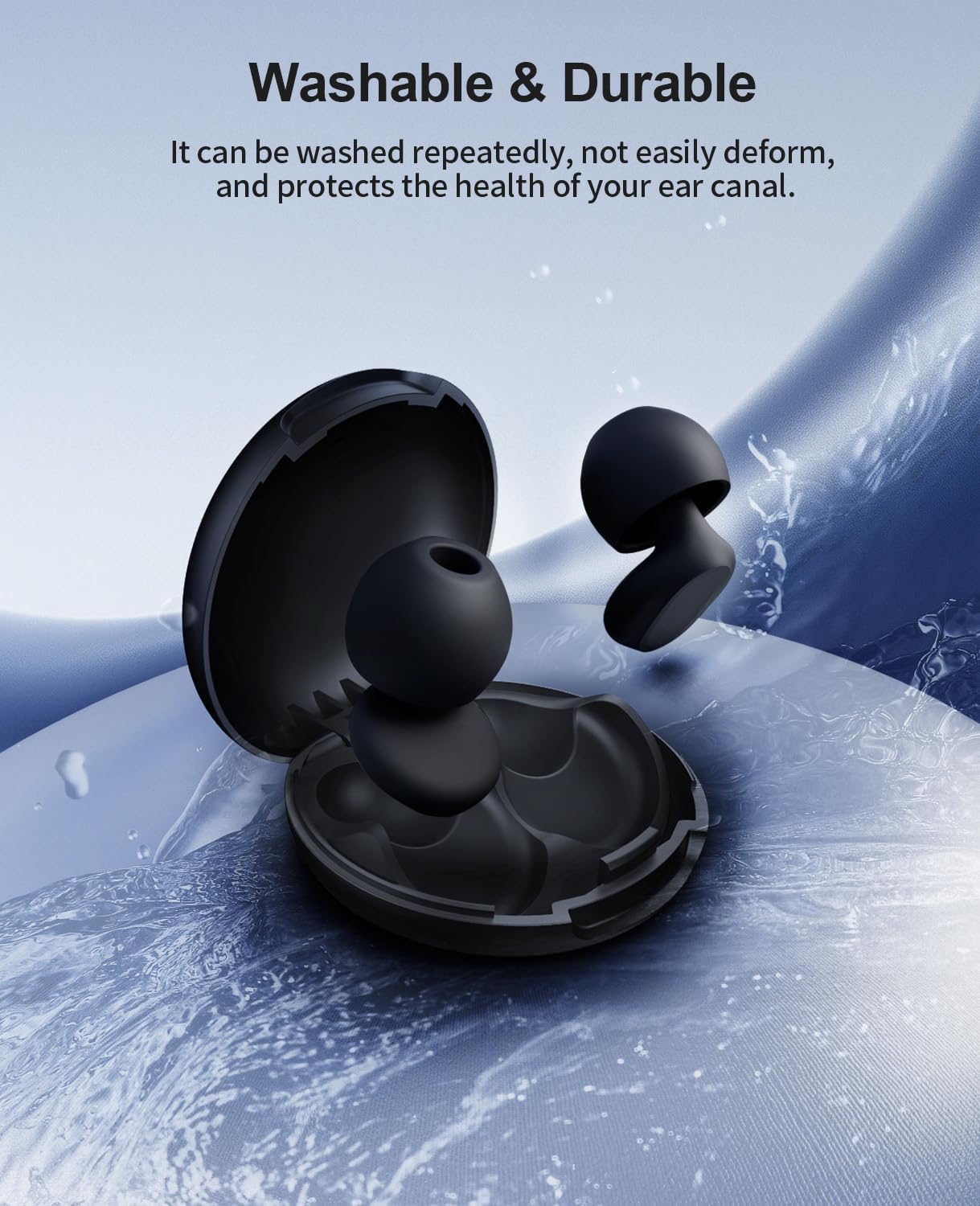 Thumbnail 6 de #1 2026 VANPIE Sleep Ear Plugs (37dB) in Hypoallergenic Silicone – for Snoring, Side Sleepers & Noise Reduction