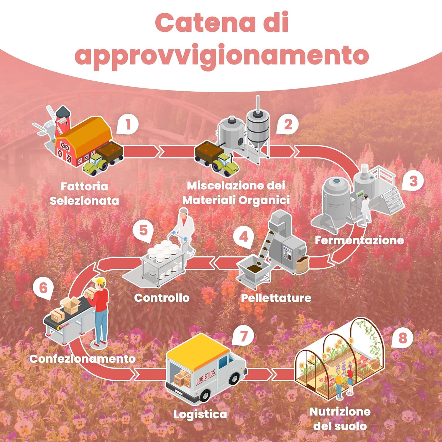 Thumbnail 6 de LERAVA Concime Acidofile (4x800 g) – fertilizzante biologico per ortensie, rododendri, azalee, camelie, gardenie