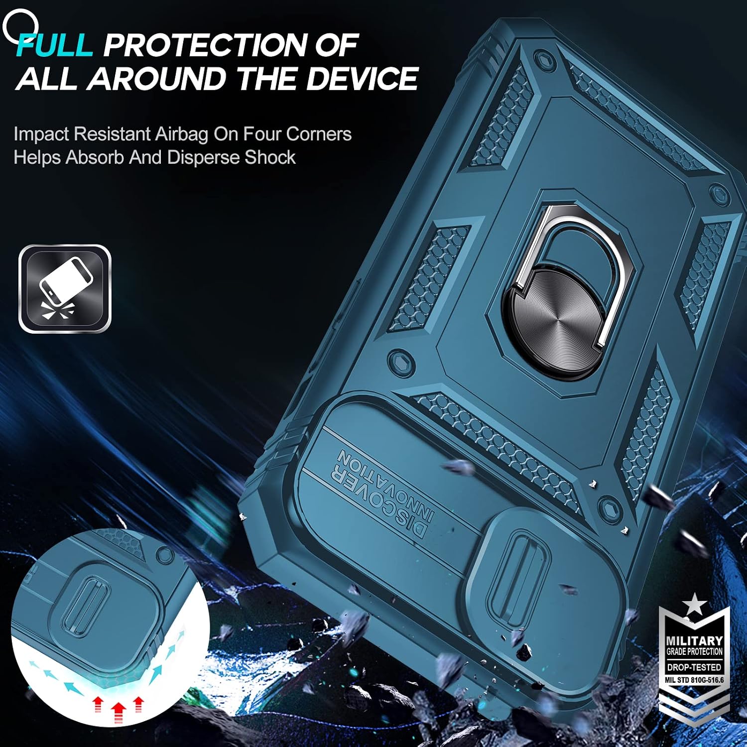 Detalle 2 de LeYi iPhone 14 case, 6.1 inch protection