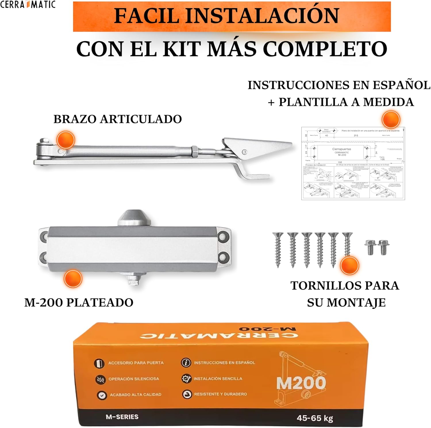 Thumbnail 1 de CERRAMATIC M-200 Cierrapuertas automático