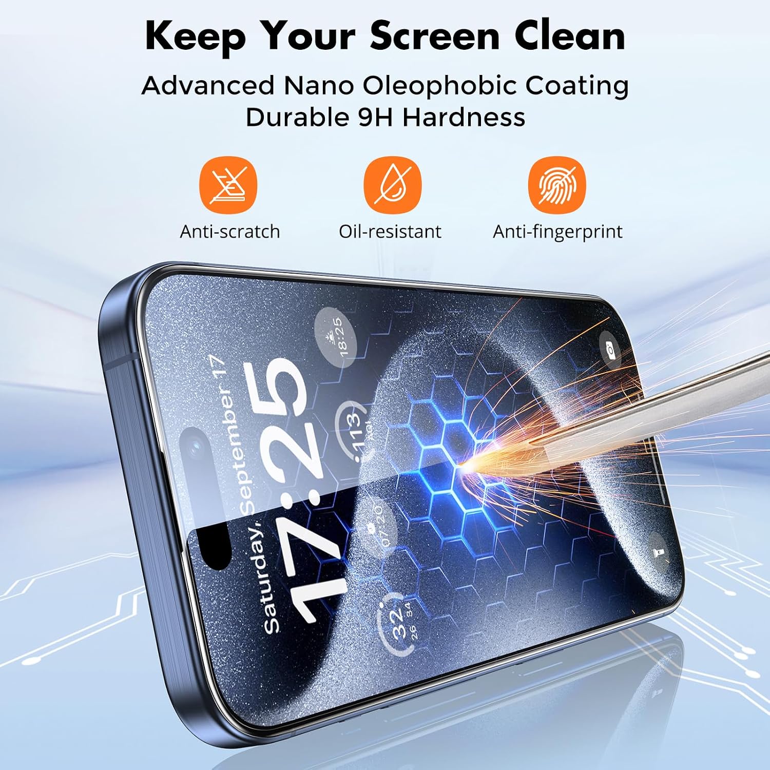 Thumbnail 4 de UNBREAKcable Screen Protector 3-Pack for iPhone 15 Pro Max