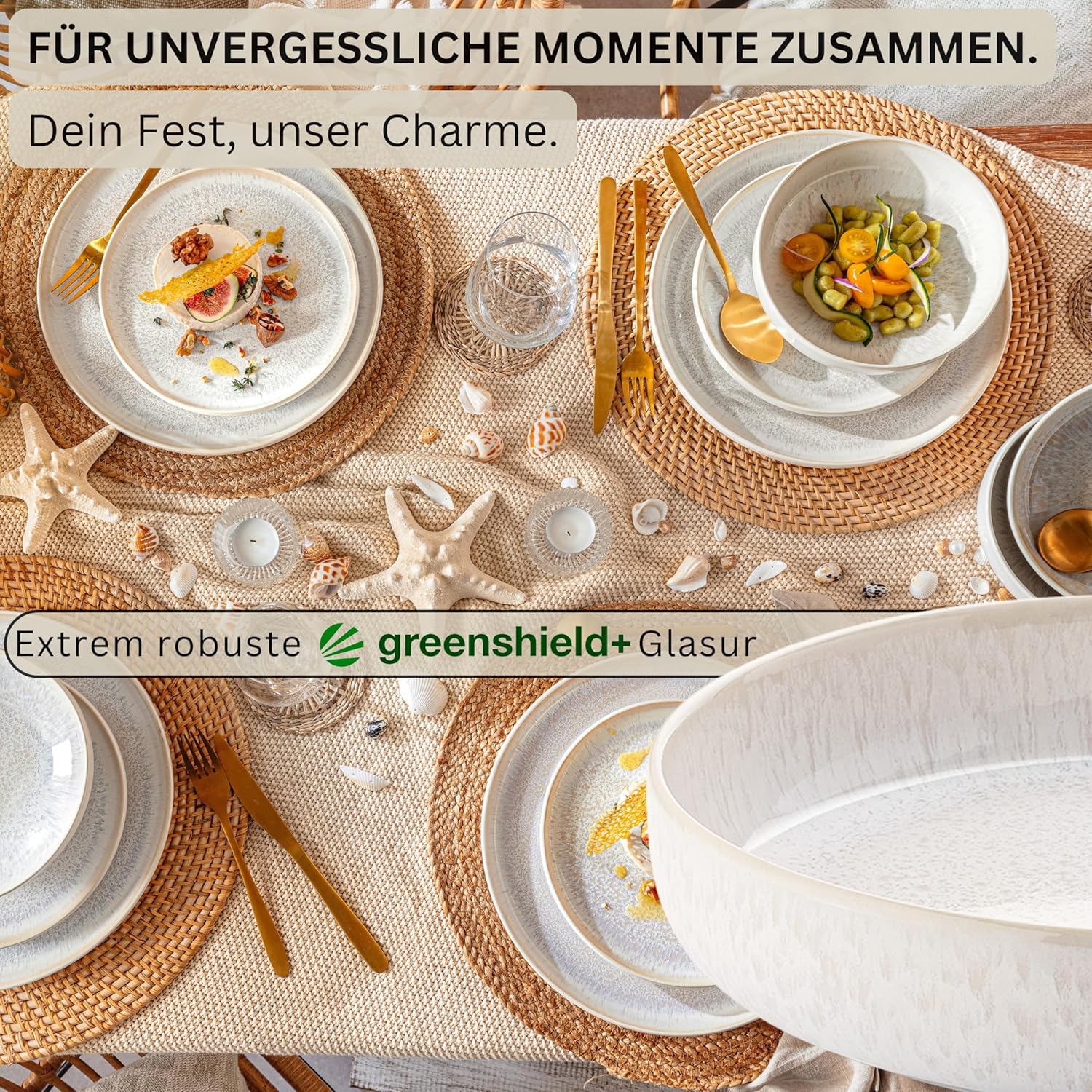 Detalle 1 de Sänger Korfu Pastaschalen Set 4 tlg 750 ml