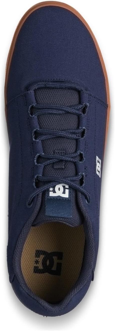 Detalle de DC Shoes Homme Hyde Basket – Baskets basses en textile coton avec EVA et logo DC