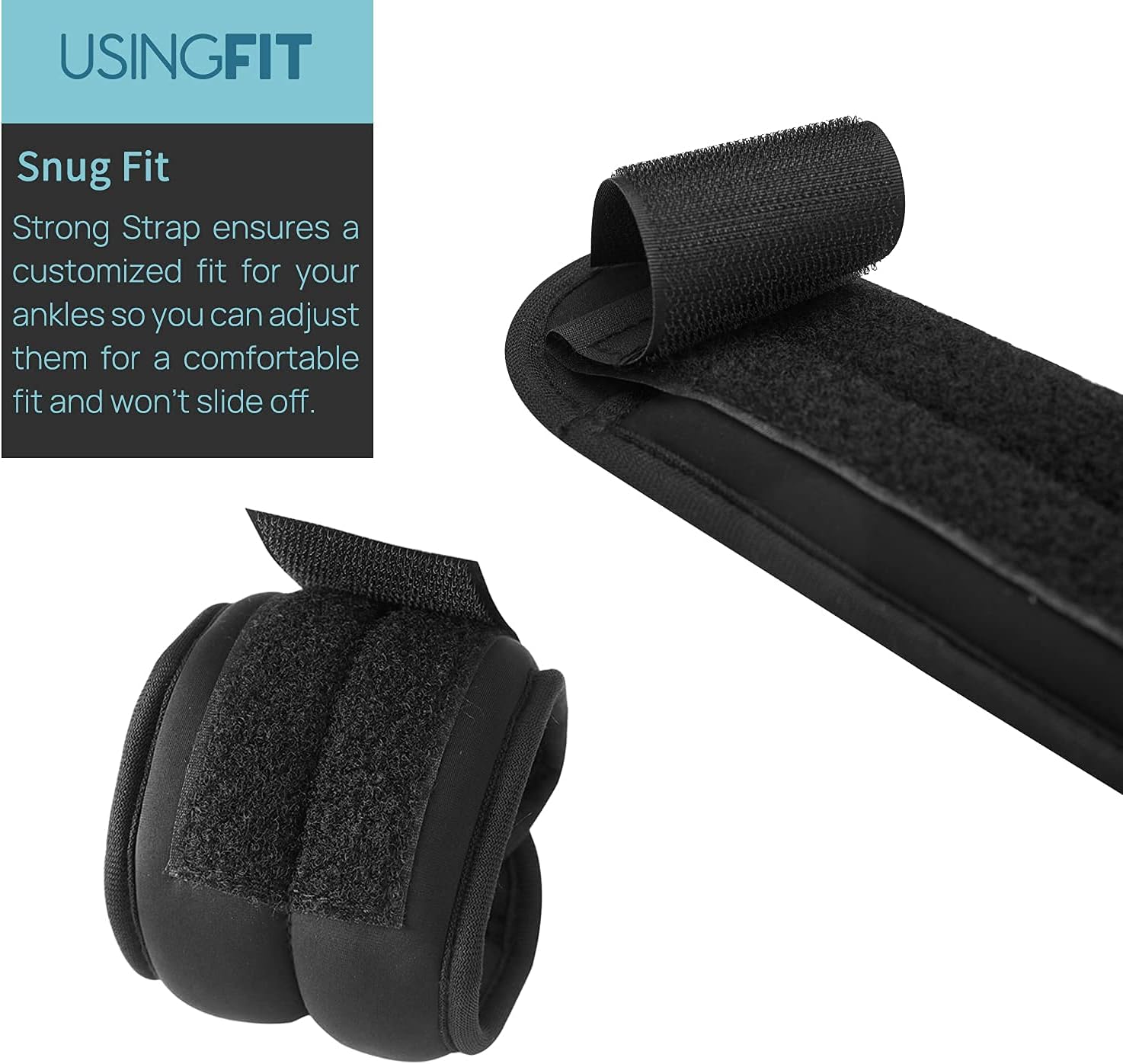 Thumbnail 4 de USINGFIT Ankle Weights Set 2 kg ๐