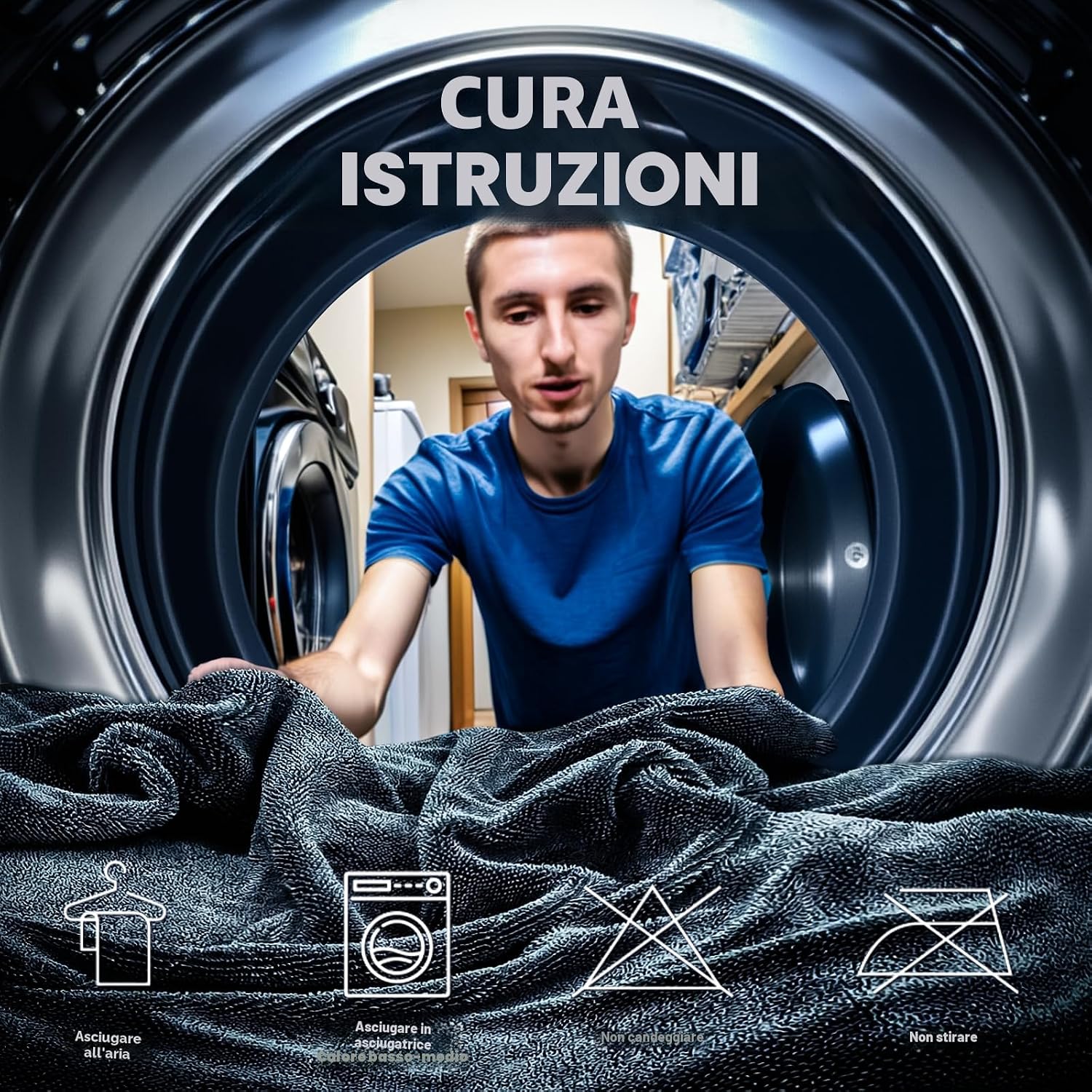 Thumbnail 5 de Autreykorn Panno Microfibra Auto XXL (90x60 cm, 700 GSM) – asciugatura rapida e protezione della vernice